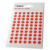 Blick Coloured Lbls 8MM Red PK9800