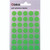 Blick Flourscent Lbls 13MM GRN P2800
