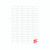 CW Office A4 Mini Sheet Lab 35.6X16.9MM PK8000, blank sheets with sizes marked for office use, featuring a red '5' and star design at the bottom right corner.