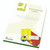CW Office Q-Connect Multipurpose Labels PK1400, product packaging box with labels and symbols for inkjet, laser, and copier use.