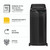 CW Office Fellowes Automax 550C Cross-Cut Shredder, black office shredder with high security cross-cut P-4, capable of shredding up to 550 sheets (automatic mode), features auto reverse for jam prevention, suitable for office use with 10+ users.