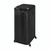 CW Office Fellowes Automax 550C Cross-Cut Shredder, black office shredder with digital controls and four caster wheels for mobility.