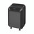 Fellowes Powershred LX211 Mcut Shrd, black desktop shredder with a modern design and wheels for easy mobility.