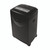 CW Office Q-Connect Q15CC Cross Cut Shredder, black office paper shredder with compact design and controls on top.