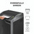 CW Office Fellowes Powershred 425CI cross-cut shredder, demonstrating shredding paper from a hand into the machine, suitable for confidential document disposal.