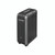 CW Office Fellowes Powershred 125I Shredder, a black and silver office paper shredder with a vertical design and a transparent paper entry window.
