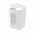 CW Office Powershred LX70 Cross-Cut shredder, white color with a transparent window at the front to see shredded paper inside.