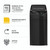 CW Office Fellowes Automax 450C Cross Cut Shredder, black office shredder for high security and office use.
