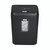 CW Office Rexel Promax Qs 10/35 X/Cut Shredder, black cross-cut paper shredder with a transparent waste bin and control panel on top.