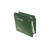 CW Office Rexel Crystalflexlatfle 15 Gn PK25, green lateral filing folder with metal rails for file organization.