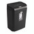 CW Office Promax Qs 15/35 Strip-Cut Shredder, a black office paper shredder with a transparent window and control panel on top.