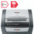 Product CW Office Rexel Momentum P515PLUS Shredder, close-up view of the shredder with its control panel and logo.