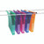 CW Office Rexel Multifile Linkable File PK10, multi-colored file organiser hanging on a line.