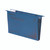 CW Office Rexel Crystalfile Susn File BLU PK50, blue suspension filing folder with a transparent top clip for organizing documents.