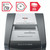 CW Office Rexel Momentum Extra XP420 Cc Shrd, a paper shredder with a sleek design and indicator icons on the top, suitable for office use.
