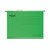 CW Office Rexel GRN Foolscap Susp Files PK25, green foolscap suspension files with black text and lines for labels, ideal for office organization.