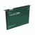CW Office Rexel Crystalfile Susn File GRN PK25, green suspension file with transparent business card holder and white text branding.