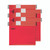 Product CW Office Rexel Red Classic Susp Files PK25, set of 25 red suspension files with white tabs for organizing documents.