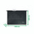 Product CW Office Leitz Alpha Recy Sus File V A4 BLK 10, black recycle file folder with white lines for labeling, measuring 348mm by 260mm, with a 2mm thickness and a clear clip for secure closure.