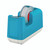 Leitz Cosy Tape Dispenser Tape Blue, compact blue tape dispenser with silver tape roll and ergonomic design.