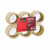 CW Office Scotch Secure Seal Packaging Tpe PK6, set of six transparent packaging tapes with red and black design label.