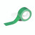 CW Office Durable Marking Tape 50MMX33M Green, green adhesive tape roll with a portion unrolled showing its length and width for marking and labeling.