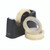 Q-Connect 12mm x 66m Easytear TPE Packaging Tape, black tape dispenser with transparent tape rolls.