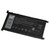 Various CYMGM compatible 42Wh replacement battery for Dell, black rectangular rechargeable lithium-ion battery with product and safety information printed on it.