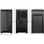 CW Office be quiet! BGW50 Pure Base Pro 501 DX Full Tower Gaming Case, front, rear, and side views with dimension callouts.
