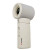 CW Office Verbatim Cool 'n' Go Aqua Breeze Handheld Fan, white portable handheld fan with a round cylindrical fan head and slim upright handle