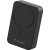 CW Office Verbatim Charge 'n' Go Power Bank Magnetic Wireless Charging 20000mAh Black, black magnetic wireless power bank with a circular charging pad and LED indicator