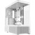 CW Office Antec Constellation C6 Air Mid Tower Gaming Case, white mid-tower PC case with a panoramic glass side panel, spacious interior, and mesh ventilation panels.