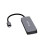 CW Office Verbatim USB-C Essentials Multiport Hub 4 Port Hub HDMI, compact gray USB-C multiport adapter with a short cable and port connections, shown on a white background.