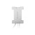 CW Office be quiet! Light Loop 240mm AIO CPU Liquid Cooler, white rectangular controller component with attached cables shown against a plain white background