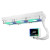 CW Office ASRock Challenger 360 Digital White AIO Liquid CPU Cooler, white 360mm radiator with three RGB fans, white tubing, and a digital LCD pump display