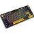 CW Office Marvo Titan 75 KG985W Wireless Mechanical Gaming Keyboard, compact black 75% wireless keyboard with RGB backlit keys and yellow accent keys shown at an angle