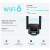 CW Office TP-Link Archer TX30U Plus AX1800 Dual Antennas High Gain Wireless USB Adapter, Wi-Fi 6 USB 3.0 adapter shown in a product infographic highlighting high-gain antennas, beamforming, and fast wireless connectivity.