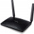 CW Office TP-Link Archer MR200 AC750 Wireless Dual Band 4G LTE Router, black wireless router with two upright antennas and front LED indicators