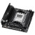 CW Office ASRock B650I LIGHTNING WIFI AMD AM5 Socket Motherboard, compact mini-ITX motherboard shown at an angle with AM5 CPU socket, memory slots, heatsinks, and expansion slots
