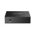 CW Office Mercusys MS105GS 5 Port Gigabit Ethernet Network Switch Steel Case, compact black steel network switch shown from the front on a white background.