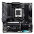 CW Office Gigabyte B850M GAMING X WIFI6E AMD AM5 Socket Motherboard, top-down view of a black micro-ATX motherboard with an AM5 CPU socket, heatsinks, PCIe slots, and memory slots on a white background.