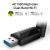 CW Office TP-Link Archer T3U Plus AC1300 High Gain Wi-Fi Dual Band USB Adapter, black USB Wi-Fi adapter with an adjustable high-gain antenna, shown with dual-band speeds of up to 867 Mbps on 5 GHz and 400 Mbps on 2.4 GHz