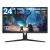 CW Office piXL X-Series GS24IDPHA 24.5 Inch Full HD IPS Gaming Monitor with 200Hz Refresh Rate, front view of a widescreen gaming monitor displaying fantasy artwork with 1920 × 1080 resolution and IPS panel features