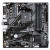 CW Office Gigabyte B550M K WIFI6E AMD AM4 Socket Motherboard, top-down view of a black micro-ATX motherboard with an AM4 CPU socket, memory slots, PCIe expansion slots, heatsinks, and rear I/O connectors.