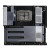 CW Office Gigabyte TRX50 AI TOP-2B AMD sTR5 Socket Motherboard, top-down view of the black workstation motherboard showing the sTR5 CPU socket, heatsinks, memory slots, and expansion slots.