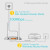 CW Office TP-Link TD-W9960 300Mbps Wi-Fi VDSL/ADSL Modem Router, infographic showing DSL modem router mode with 100Mbps connection and EWAN wireless router mode