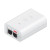CW Office Ubiquiti POE-24-24W-G PoE Gigabit Injector White, white PoE Gigabit Ethernet injector with two RJ45 ports shown at an angle.