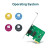 CW Office TP-Link TG-3468 Gigabit PCI-E Network Adapter, green PCI Express network card shown with operating system compatibility icons