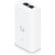 CW Office Ubiquiti UniFi U-PoE++ 802.3bt 60W PoE Injector Adapter, white power over Ethernet injector with two ports on top and Ubiquiti logo on the front