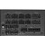 CW Office ASRock TC-1650T, 1600W ATX Power Supply Unit, close-up of the modular connector panel with labeled CPU/PCIe, 12V-2x6, and SATA/PATA ports.
